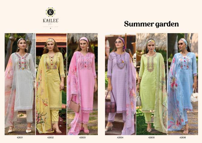 Summer Garden By Kailee Pure Cotton Designer Kurti With Bottom Dupatta Wholesale Price In Surat